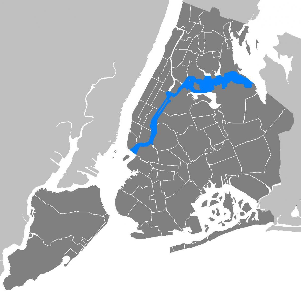 kaart van Manhattan vector