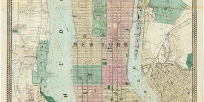 Historiese Manhattan kaarte